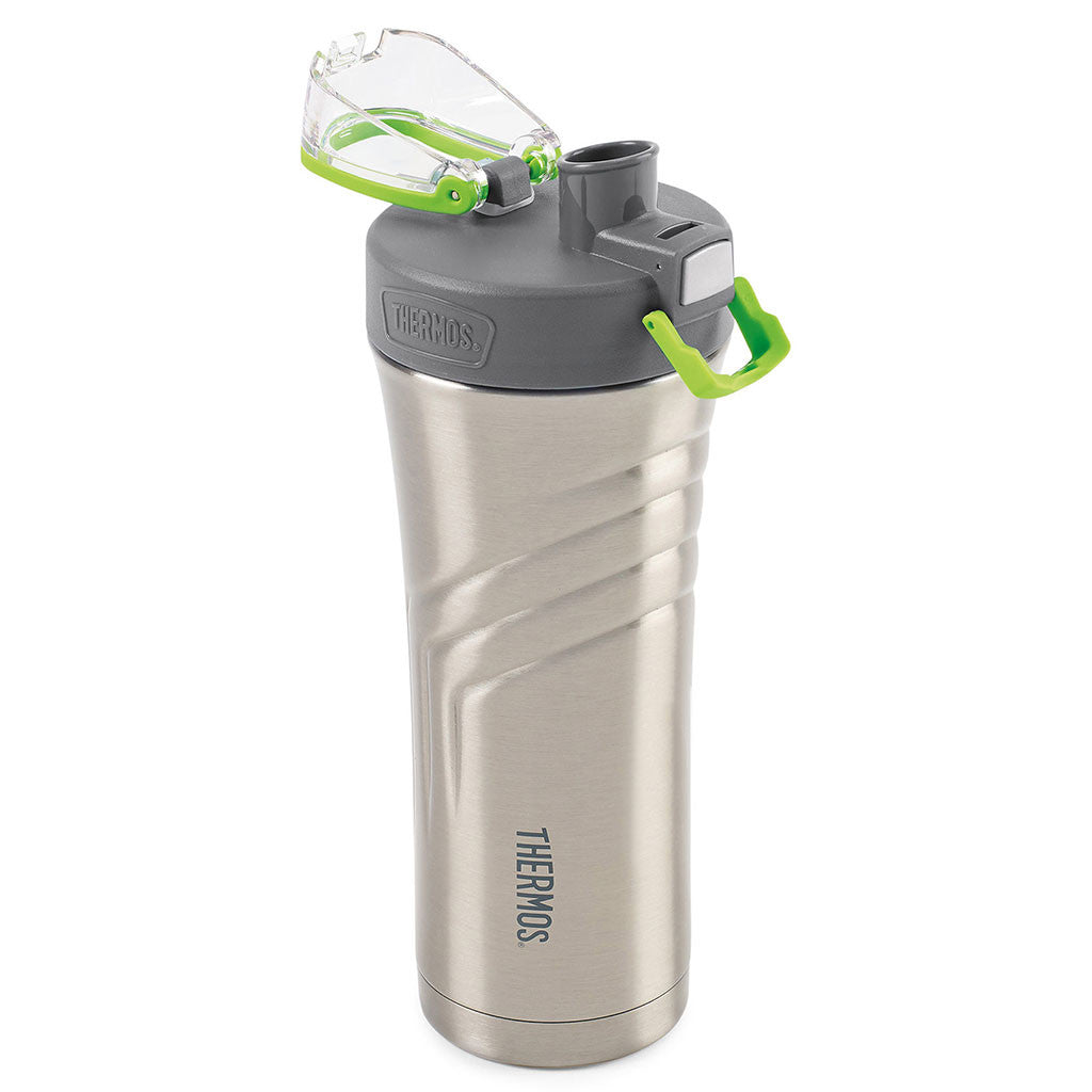 Thermos Charcoal Stainless Steel Shaker Bottle with Integrated Mixer-24 oz.