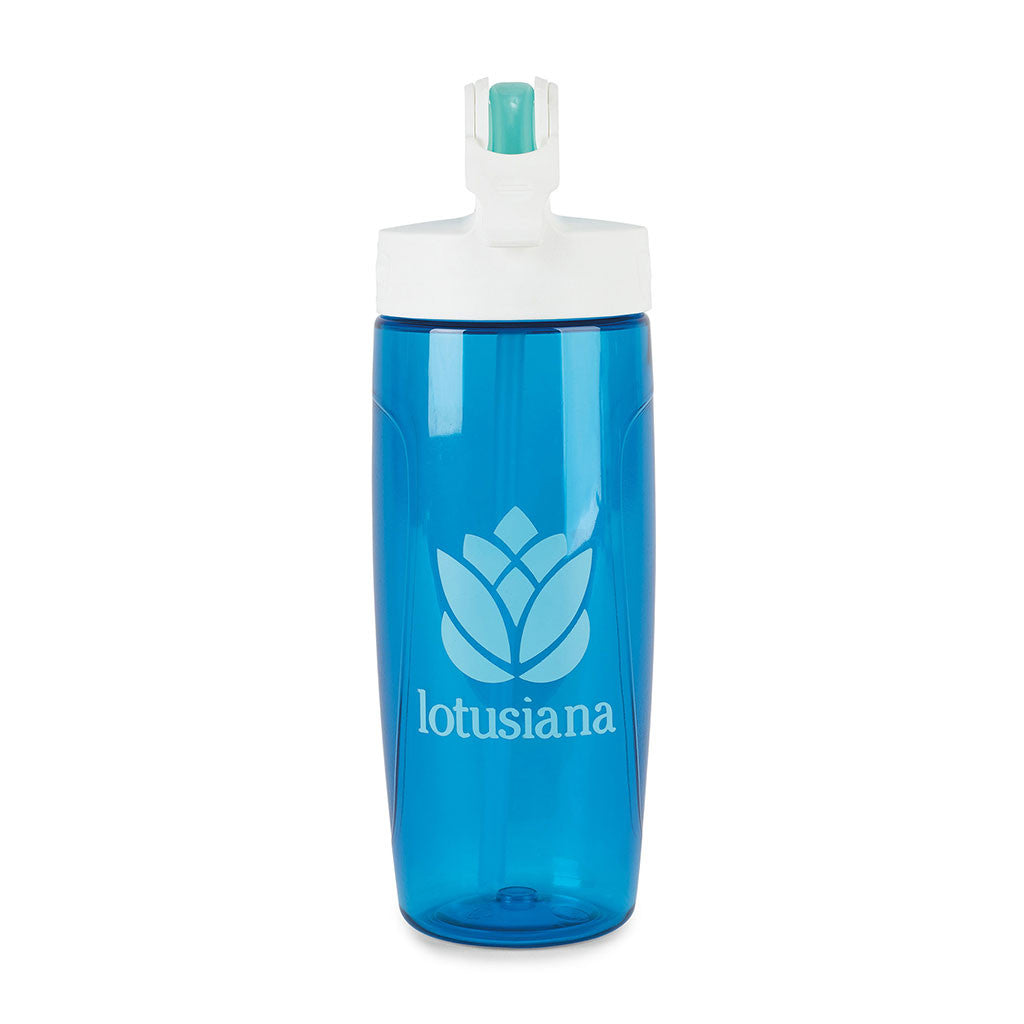 Thermos Blue Sport Bottle with Covered Straw- 24 oz.