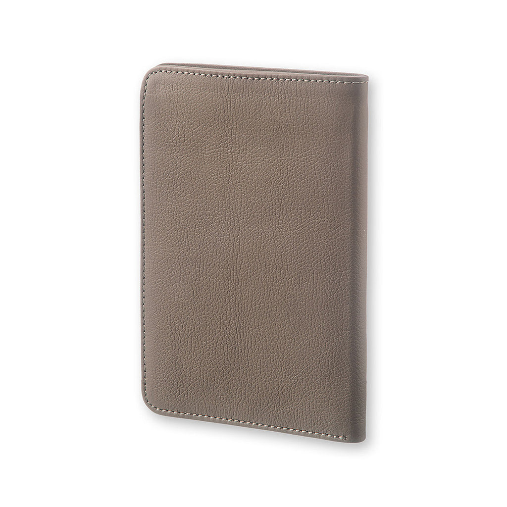 Moleskine Taupe Leather Lineage Passport Wallet-4