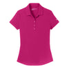 Nike Women's Bright Pink Dri-FIT Players Modern Fit Polo