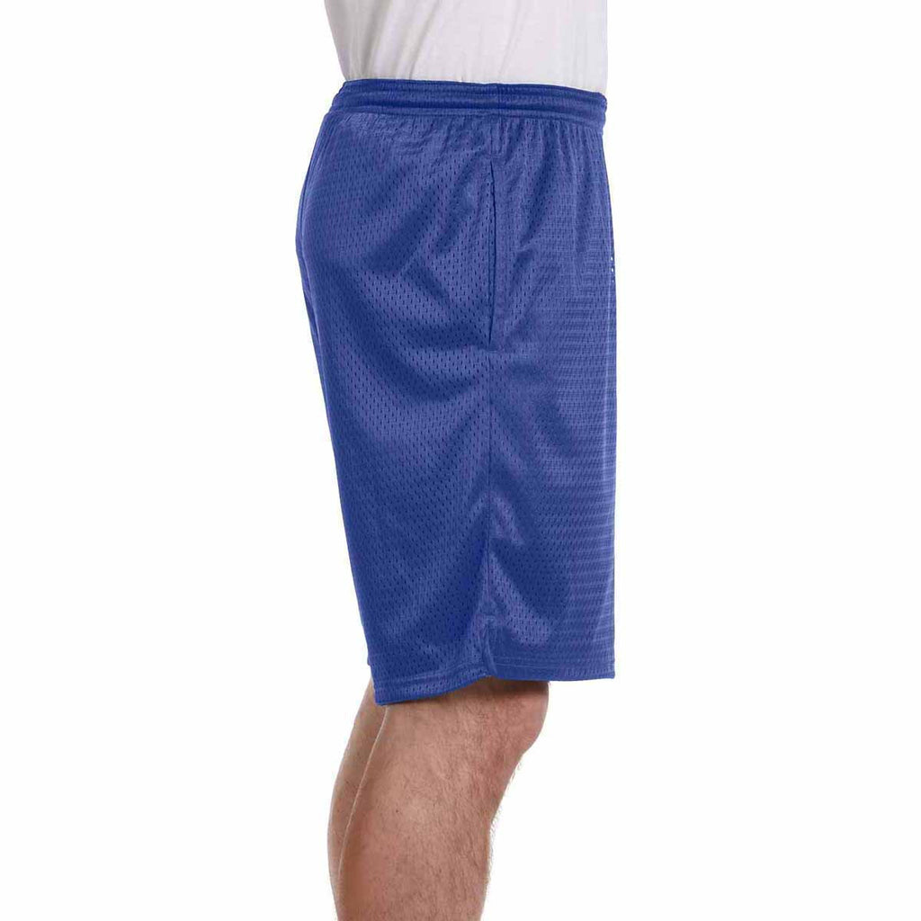 Champion Men's Athletic Royal 3.7-Ounce Mesh Short with Pockets