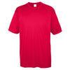 UltraClub Men's Red Cool & Dry Basic Performance T-Shirt