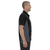 North End Men's Black Tall Fuse Colorblock Twill Shirt