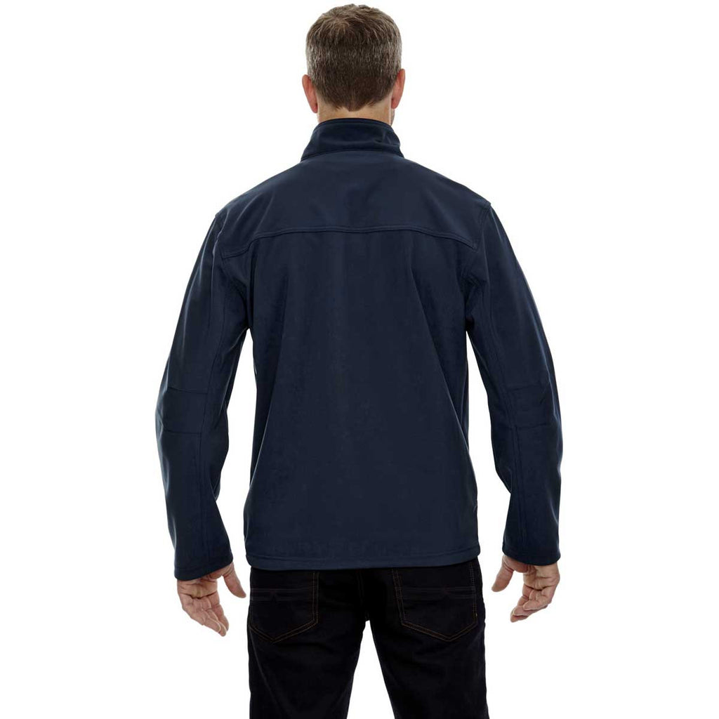 North End Men's Midnight Navy Three-Layer Bonded Performance Jacket