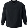North End Men's Black V-Neck Unlined Wind Shirt