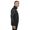 North End Men's Black Sirius Lightweight Jacket with Embossed Print