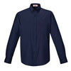 Core 365 Men's Classic Navy Operate Long-Sleeve Twill Shirt