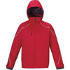 North End Men's Classic Red Angle 3-In-1 Jacket with Bonded Fleece Liner