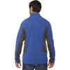 North End Men's Nautical Blue Generate Textured Fleece Jacket