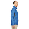 North End Men's Nautical Blue Sustain Lightweight Dobby Jacket with Print
