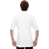 North End Men's White Recycled Polyester Performance Pique Polo