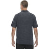 North End Men's Carbon Barcode Performance Stretch Polo