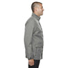 North End Men's City Grey Three-Layer City Textured Soft Shell Jacket