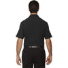 North End Men's Black Polyester Performance Short-Sleeve Shirt