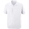 North End Men's White Polyester Performance Short-Sleeve Shirt