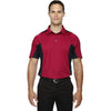 North End Men's Olympic Red Rotate Quick Dry Performance Polo