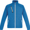 North End Men's Nautical Blue Frequency Melange Jacket