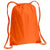 Liberty Bags Orange Boston Drawstring Backpack