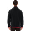 North End Men's Black/Olympic Red Polartec Fleece Jacket