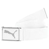Puma Golf White Cuadrado 2.0 Web Belt
