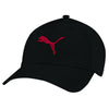 Puma Golf Women's Black & Pink Cat Adjustable Cap