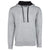 Next Level Unisex Heather Gray/Black French Terry Pullover Hoodie