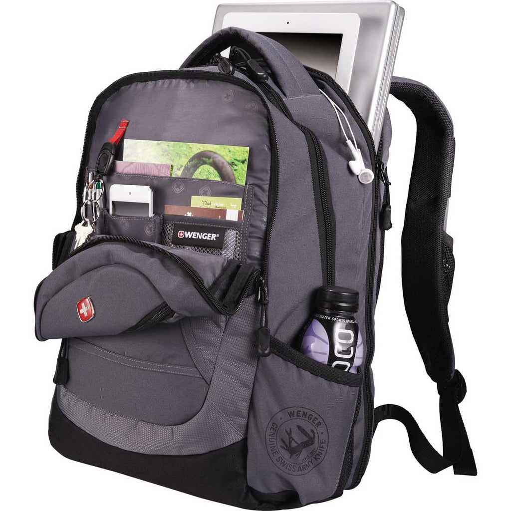 Wenger Grey Spirit Scan Smart 17" Computer Backpack