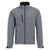 Landway Men's Charcoal Paragon Soft Shell with Crosshatch Weave
