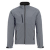 Landway Men's Charcoal Paragon Soft Shell with Crosshatch Weave