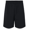 Jerzees Men's Black Nublend Fleece Shorts