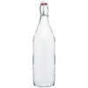 H2Go Clear Giara Glass Bottle 34oz
