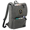 Kenneth Cole Gray/Black Canvas Compu - Backpack