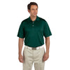 adidas Golf Men's ClimaLite Forest Green S/S Textured Polo