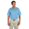 adidas Golf Men's ClimaLite Tide Blue S/S Textured Polo