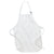 Port Authority White Full Length Apron with Pockets