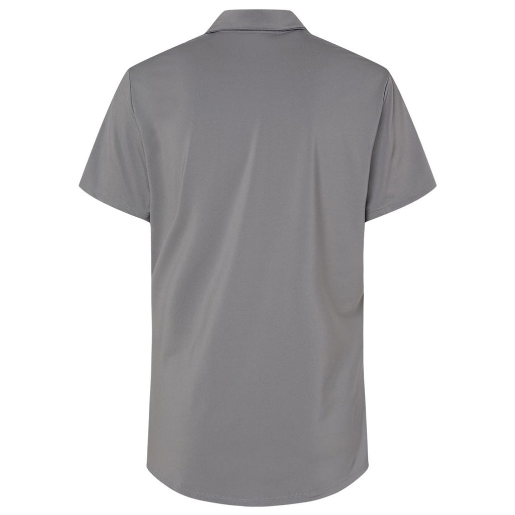 Adidas Women's Grey Three Ultimate Solid Polo