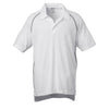 adidas Golf Men's ClimaLite White S/S Piped Polo
