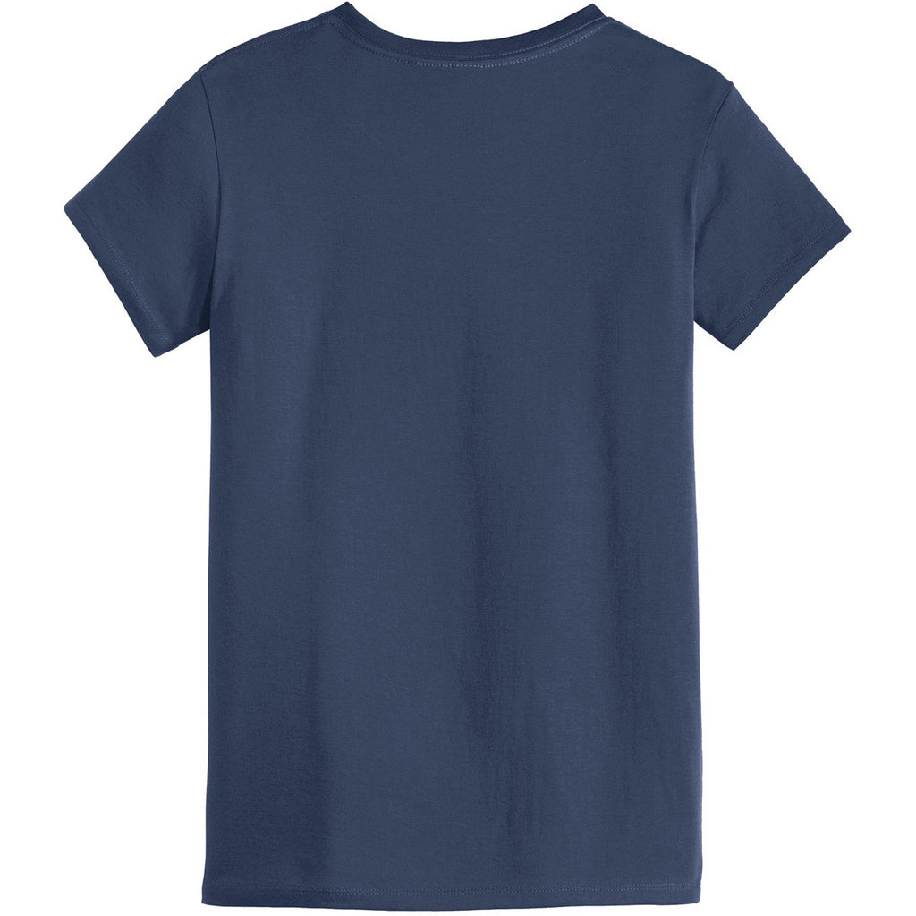 Alternative Apparel Women's Light Navy Legacy Crew T-Shirt
