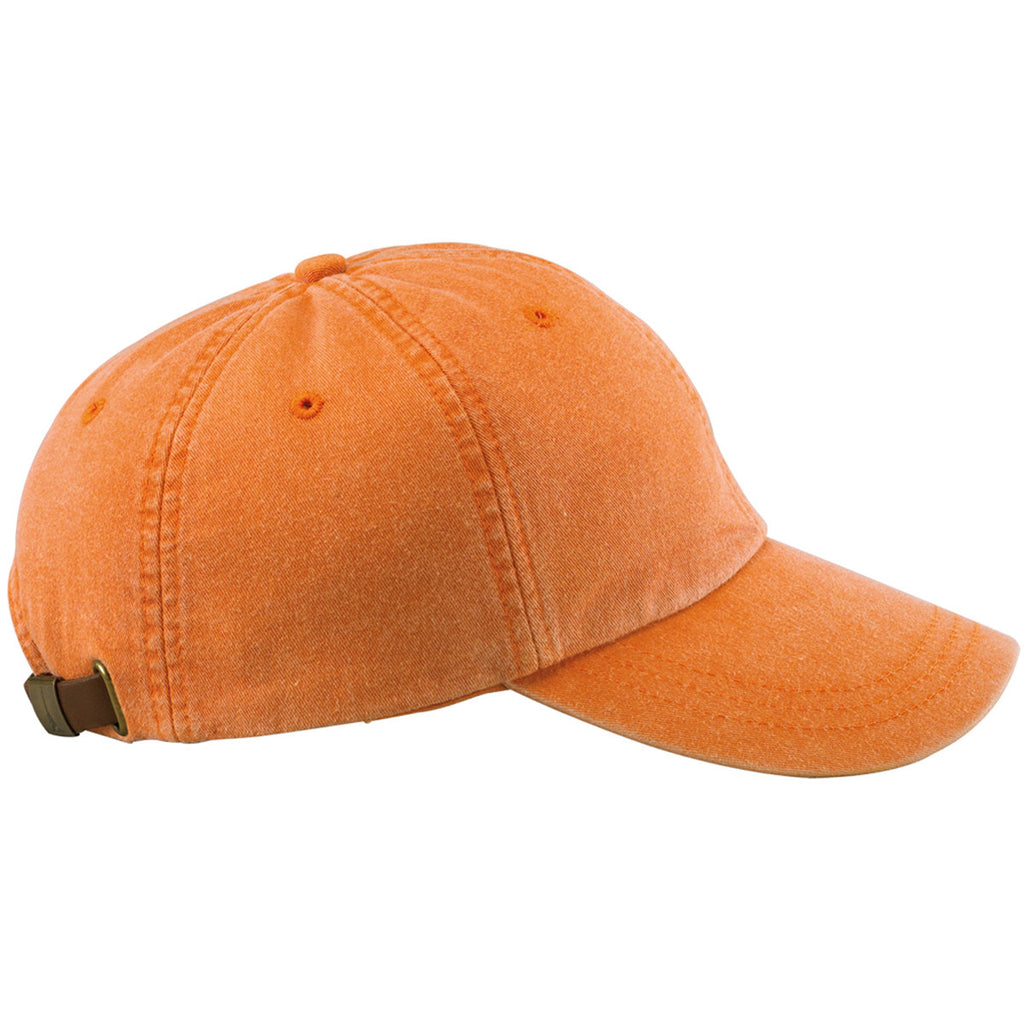 Adams Tangerine 6 Panel Low-Profile Washed Pigment-Dyed Cap