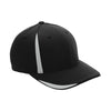 Flexfit for Team 365 Black/Sp Silver Pro-Formance Front Sweep Cap
