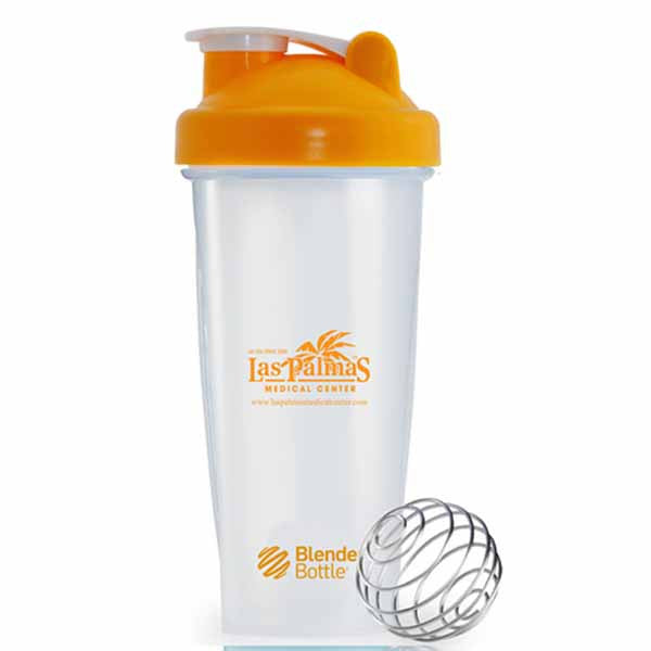 BlenderBottle Clear/Yellow Classic 28 oz. Bottle
