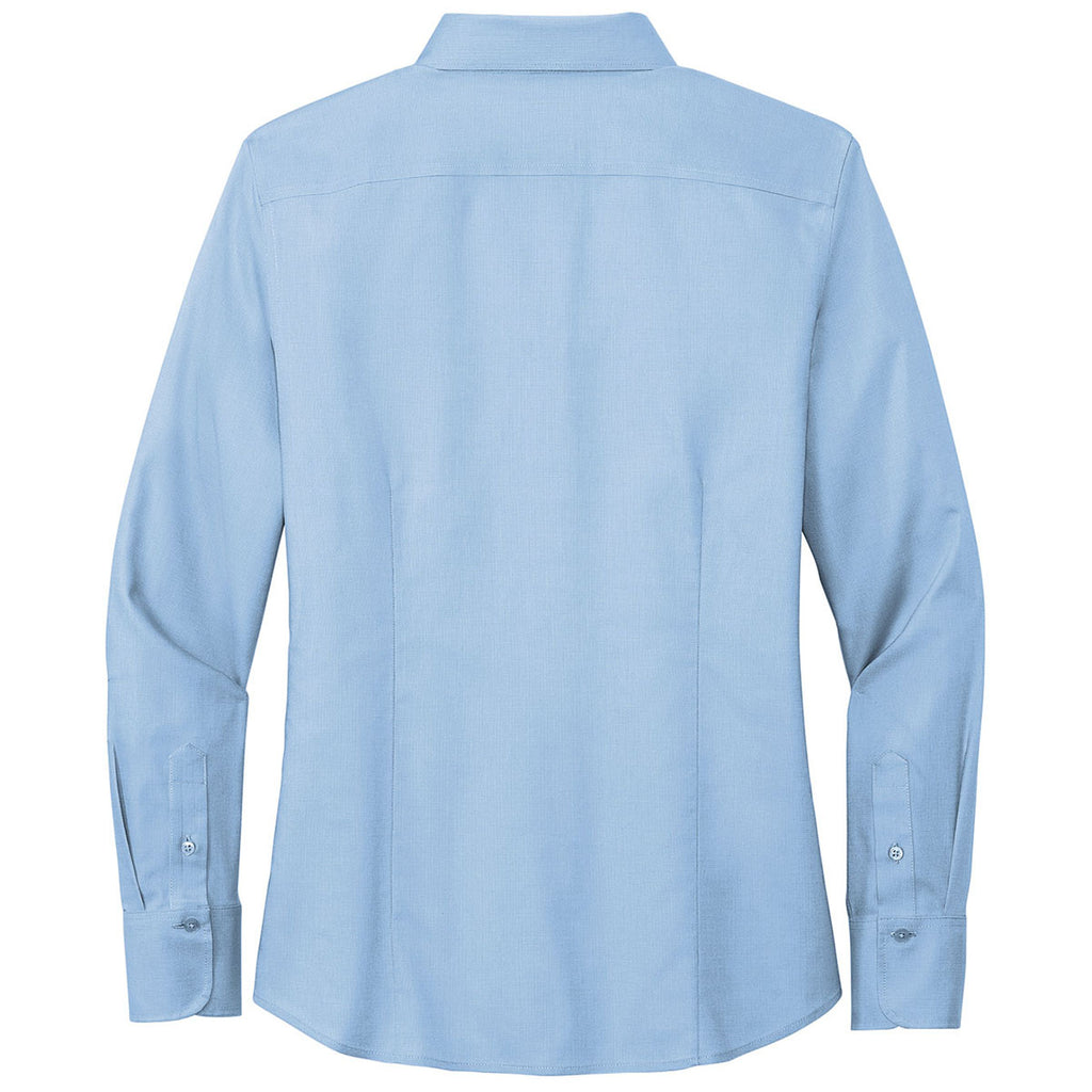 Brooks Brothers Women's Newport Blue Wrinkle-Free Stretch Naildhead Shirt