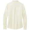 Brooks Brothers Women's Off White Full-Button Satin Blouse