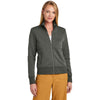 Brooks Brothers Women's Windsor Grey Double-Knit Full Zip