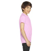 American Apparel Youth Pink 50/50 Poly-Cotton Short Sleeve Tee