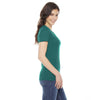 American Apparel Women's Evergreen Poly-Cotton Short-Sleeve Crewneck