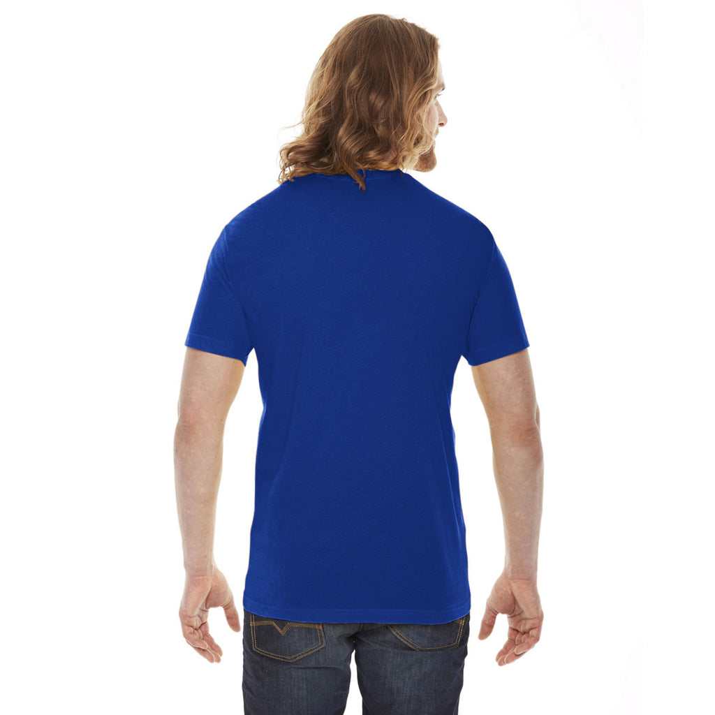 American Apparel Unisex Lapis Poly-Cotton Short Sleeve Crewneck T-Shirt