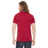 American Apparel Unisex Red Poly-Cotton Short Sleeve Crewneck T-Shirt