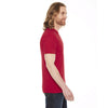 American Apparel Unisex Red Poly-Cotton Short Sleeve Crewneck T-Shirt