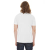 American Apparel Unisex White Poly-Cotton Short Sleeve Crewneck T-Shirt
